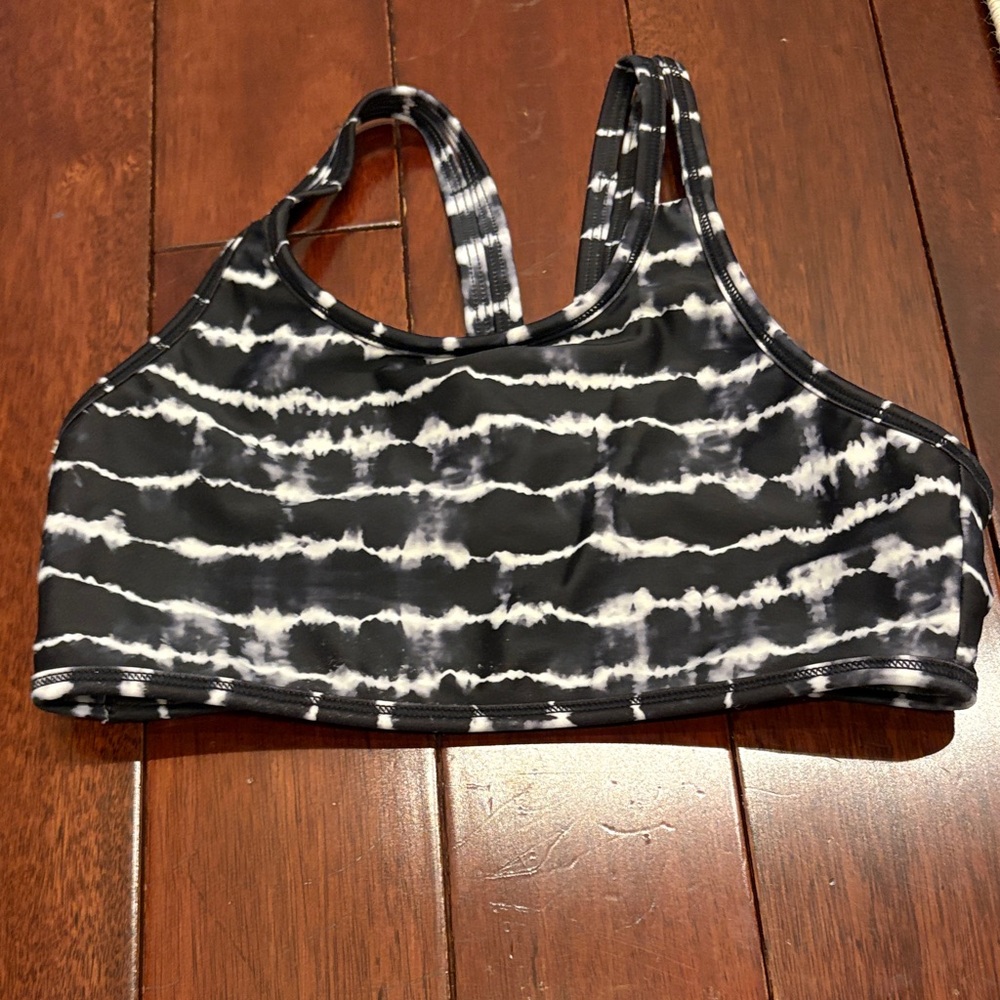 Athleta Black and White Tie-Dye Kids Swim Set - Picture 4 of 6